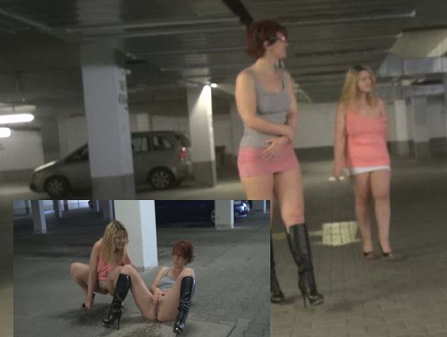 Im Nuttenoutfit ins Parkhaus gepisst