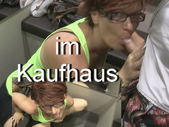 Facial im Kaufhaus