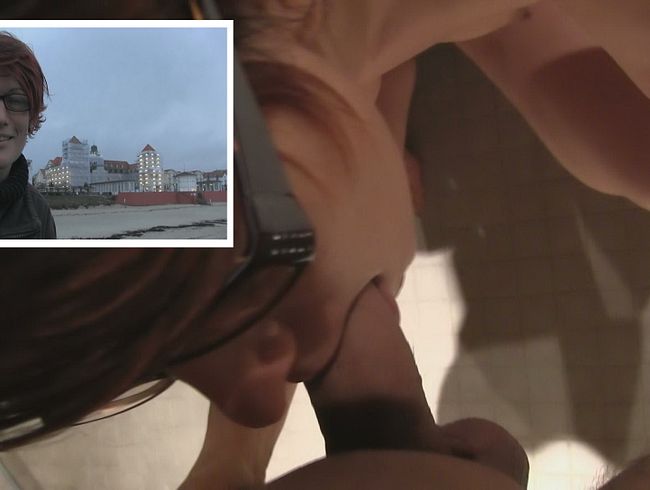 Public Sauna Blowjob