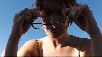 Pisse und Blowjob auf meine Brille